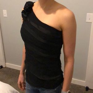 White House Black Market one shoulder top